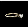 Image 1 : 0.27ctw Diamond Solitaire Ring - 14KT Yellow Gold