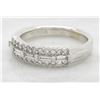 Image 4 : 0.75ctw Diamond Ring - 18KT White Gold