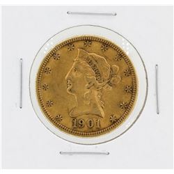 1901-S $10 XF Liberty Head Eagle Gold Coin