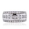 Image 1 : 14KT White Gold 1.40ctw Diamond Ring