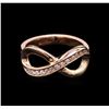 Image 1 : 0.21ctw Diamond Ring - 14KT Rose Gold