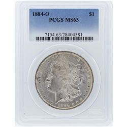 1884-O PCGS MS63 Morgan Silver Dollar