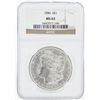 Image 1 : 1886 NGC MS63 Morgan Silver Dollar
