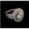 Image 2 : GIA Cert 5.50ctw Diamond Ring - 14KT White Gold