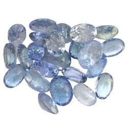 12.86ctw Oval Mixed Tanzanite Parcel