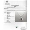 Image 3 : 2.56ctw Fancy Black Diamond Pendant With Chain - 14KT White Gold