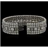 Image 3 : 29.78ctw Diamond David Webb Bracelet - Platinum