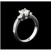 Image 3 : EGL USA Cert 1.74ctw Diamond Ring - 18KT White Gold