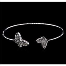 0.63ctw Diamond Bracelet - 14KT White Gold