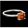 Image 1 : 14KT White Gold 2.12ct Spessartite Ring