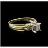 Image 1 : 0.15ctw Diamond Ring - 14KT Two-Tone Gold