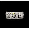Image 2 : 0.46ctw Diamond Ring - 14KT White Gold