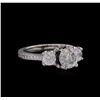 Image 1 : EGL USA Cert 2.04ctw Diamond Ring - 14KT White Gold