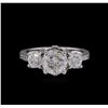 Image 2 : EGL USA Cert 2.04ctw Diamond Ring - 14KT White Gold