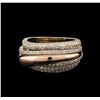 Image 1 : 0.88ctw Diamond Ring - 14KT Two-Tone Gold