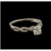 Image 1 : 0.68ctw Diamond Ring - 14KT White Gold