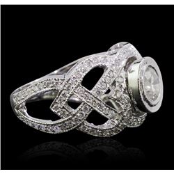 14KT White Gold 1.81ctw Diamond Ring