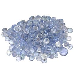 13.74ctw Round Mixed Tanzanite Parcel