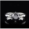 Image 1 : 14KT White Gold 1.50ct Black Diamond Ring