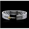 Image 3 : Sauro Stainless Steel Bangle Bracelet