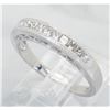 Image 6 : 0.40ctw Diamond Ring - 14KT White Gold