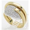 Image 5 : 0.74ctw Diamond Ring - 18KT Two-Tone Gold
