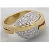 Image 9 : 0.74ctw Diamond Ring - 18KT Two-Tone Gold