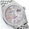 Image 1 : Rolex Stainless Steel 1.00ctw Diamond DateJust Men's Watch