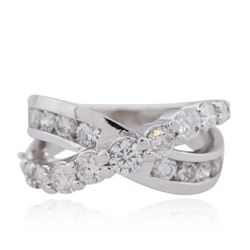 14KT White Gold 1.27ctw Diamond Ring