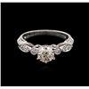 Image 1 : 0.80ctw Diamond Ring - 18KT White Gold