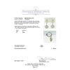 Image 3 : 1.34ctw Diamond Dangle Earrings - 14KT White Gold