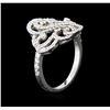 Image 3 : 0.50ctw Diamond Ring - 14KT White Gold