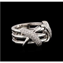 14KT White Gold 0.70ctw Diamond Ring