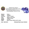 Image 2 : 29.78ctw Oval Mixed Amethyst Parcel