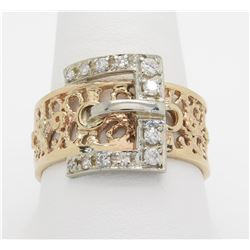 0.36ctw Diamond Ring - 14KT Two-Tone Gold