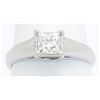 Image 1 : 0.70ct Diamond Ring - 14KT White Gold