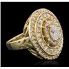 Image 1 : 14KT Yellow Gold 1.38ctw Diamond Ring