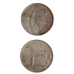 Ireland 1943 Half Crown Silver Coin