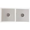 Image 3 : Two U.S. 1969 Apollo XI Platinum Medals