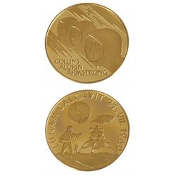 Aureus Magnus 1969 Apollo XI Gold Medal