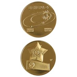 U.S.S.R 1967 Space Program Gold Medal