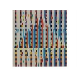 Yaacov Agam (b. 1928) Israeli, BLUE STAR, color lithograph, signed, Hors Commerce proof aside n...