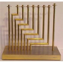 Yaacov Agam (b. 1928) Israeli, MENORAH, movable kinetic Menorah, numbered edition of 90, signed...