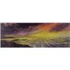 Image 1 : Peter Alexander (b. 1939) American, CITY AT NIGHT, 1990, color print, initialed and dated, imag...