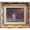 Image 1 : Donald Allan (20th Century) American, STILL LIFE WITH BERRIES, 1990, oil painting on canvas, 8...