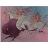 Image 1 : Guillaume Azoulay (b. 1949) Morrocan, TWILIGHT, color lithograph, signed, numbered edition of 2...