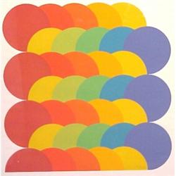 Herbert Bayer (1900-1985) German, STRATUM, 1974, color screenprint, signed, numbered edition of...