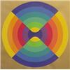 Image 1 : Herbert Bayer (1900-1985) German, CHROMATIC INTERSECTION, 1970, color screenprint, signed, numb...