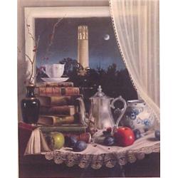 Charles Becker (20th Century) American, STILL LIFE, color lithograph, signed, numbered edition...