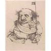 Image 1 : Charles Bragg (20th Century) American, THE MEDAL, color etching, signed, numbered edition of 90...